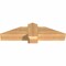 Ekena Millwork Eugene Smooth Timber Gable Bracket, Western Red Cedar, 36"W x 9"H x 5 1/2"D x 5 1/2"F, 6/12 Pitch GBW036X09X0606EUG00SWR - alternate 2